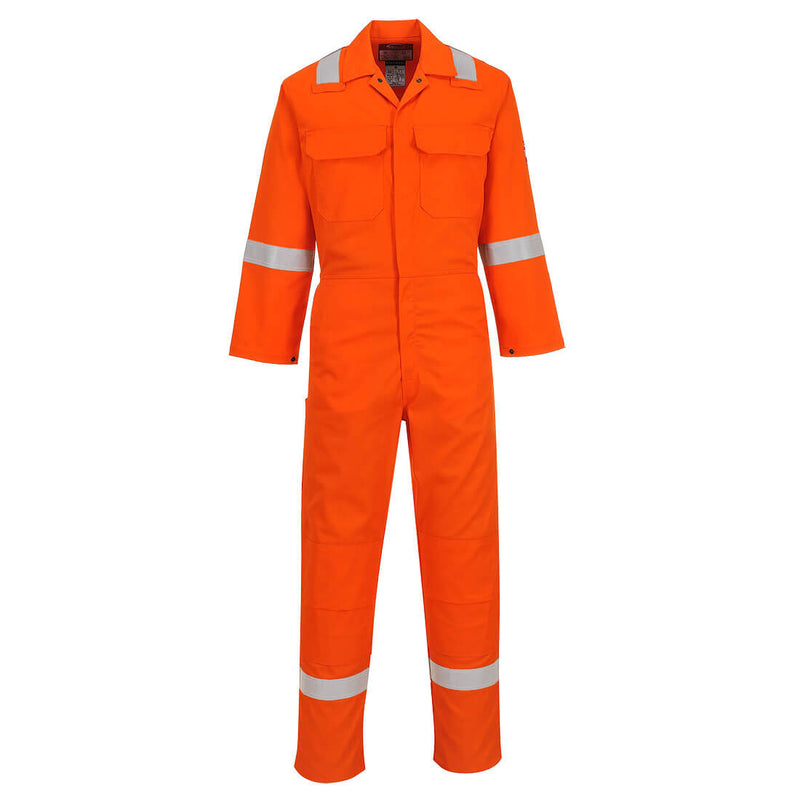 Vibrant orange patterned fabric, suitable for contemporary apparel.