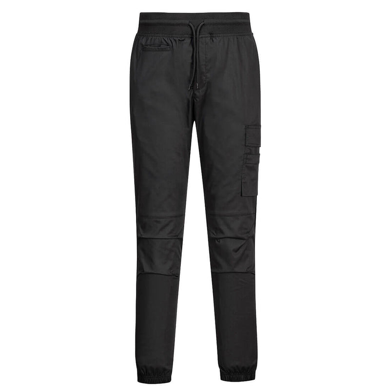 Portwest Stretch Chef's Jogger in black, .