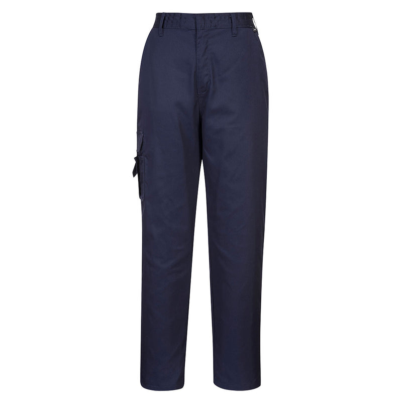 Portwest C099 Women's Combat Trousers in navy, back view