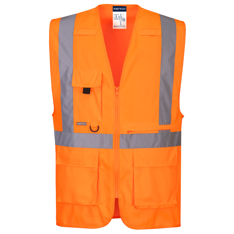 Soft orange ribbed fabric, ideal for cozy and casual wear.