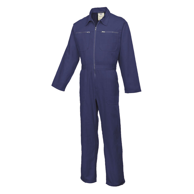 Portwest cotton boilersuit C811 in navy.
