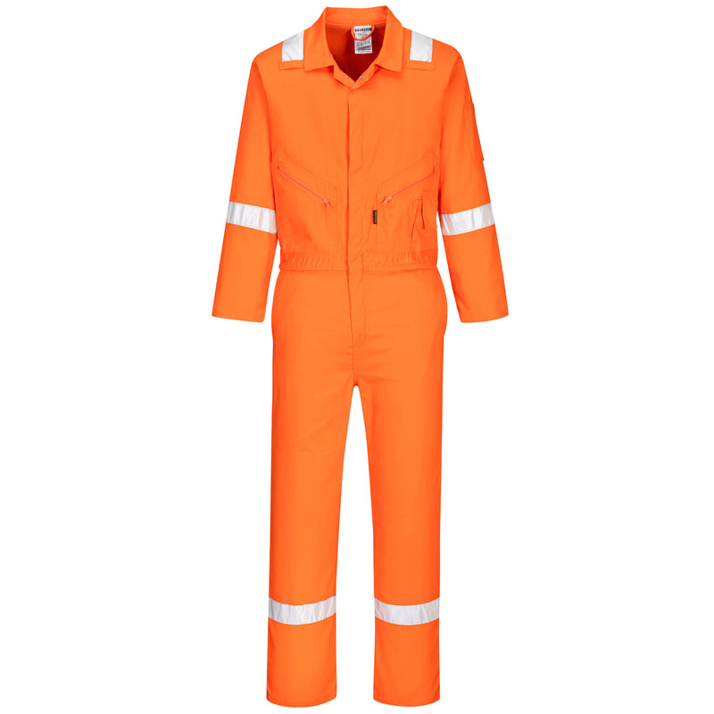 Portwest Iona cotton coverall C814 in orange.