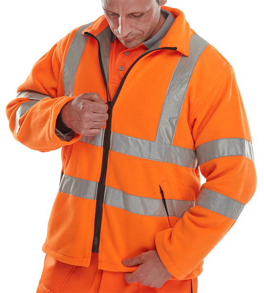 Beeswift Carnoustie Hi-Vis Fleece Jacket