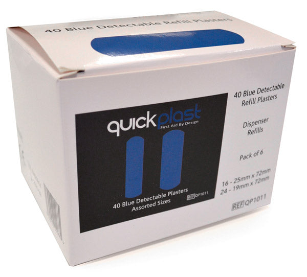 Quickplast Click Medical Detectable Plasters 6 X 40