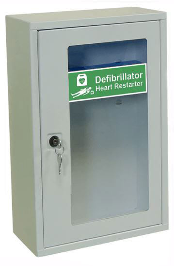 Click Medical Indoor Defibrillator Cabinet With Key Lock