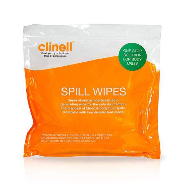 Click Medical Clinell Spill Wipes