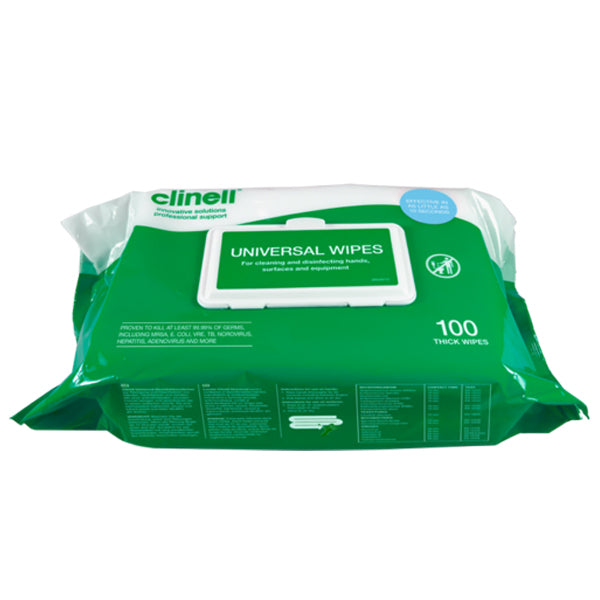 Click Medical BCW100 Clinell Universal Wipes