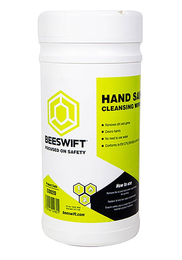 Beeswift Hand Sanitising Cleansing Wipe