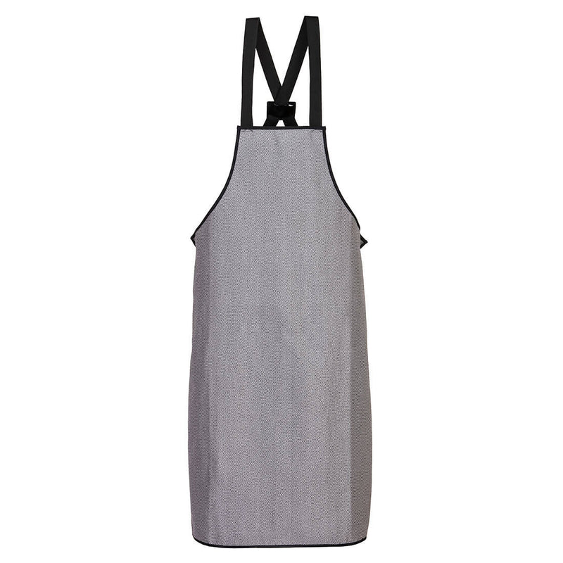 Portwest cut-resistant bib apron CR01 in grey.