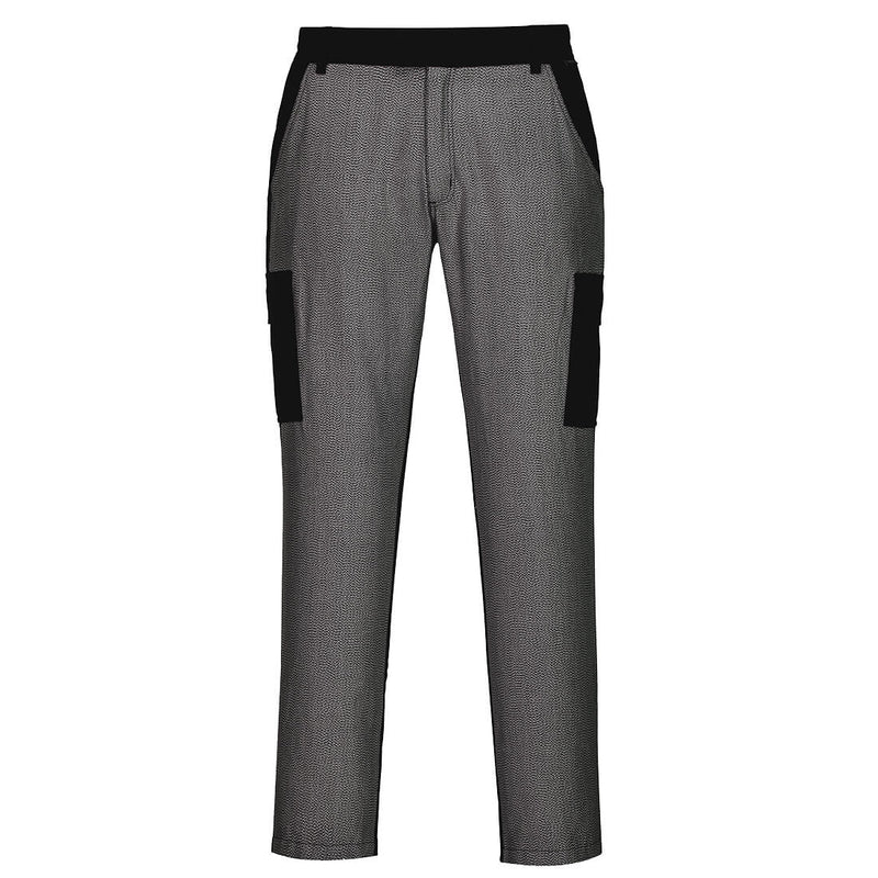 Portwest Combat Trouser with Cut-Resistant Front in black.