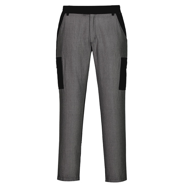 Portwest Combat Trouser with Cut-Resistant Front in black.