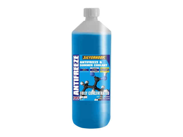 Silverhook Fully Concentrated Antifreeze Blue 1 litre