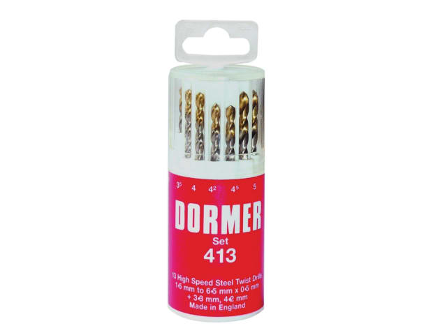 Dormer A094 HSS Jobber Drills in Round Plastic Cases