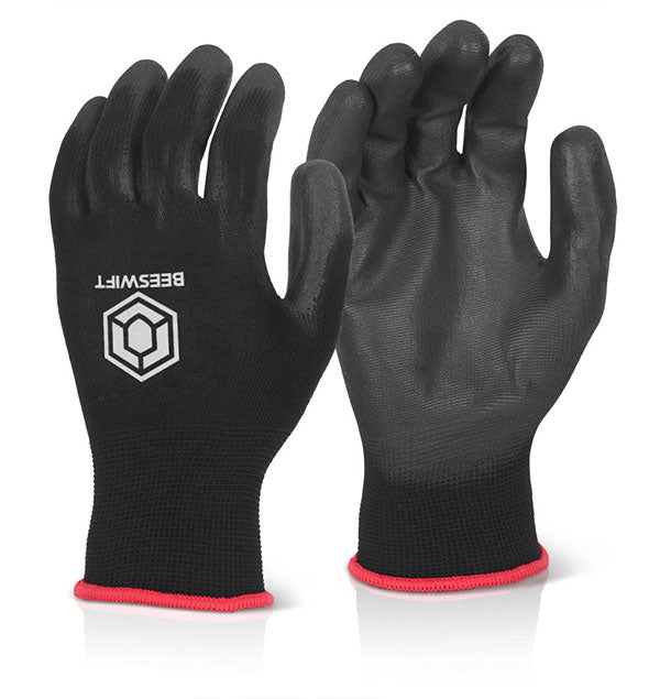 Beeswift PU Coated Gloves - Black