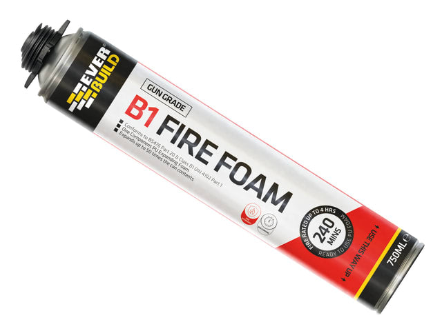 Everbuild Fire Foam B1 Gun Grade Aerosol 750ml