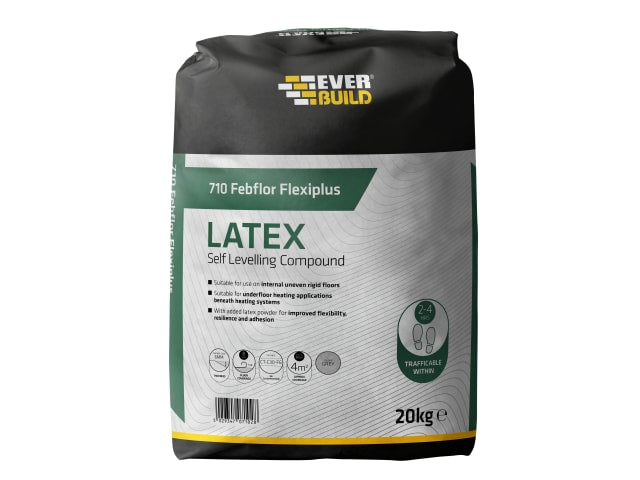 Everbuild 710 Febflor Flexiplus Latex Grey 20kg