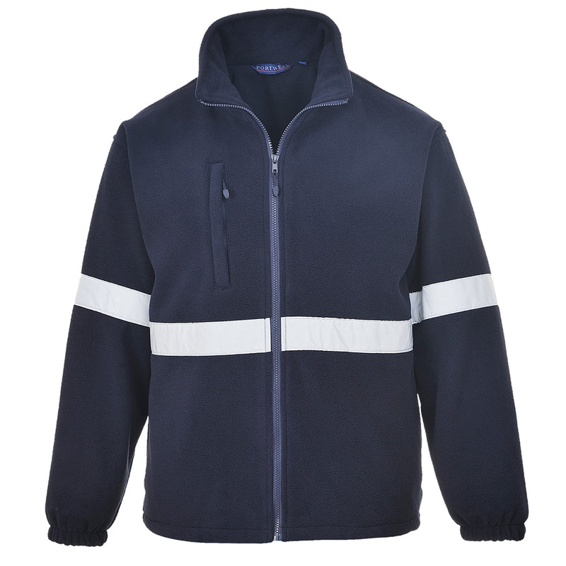Navy blue Portwest Iona Lite Fleece a lightweight and comfortable layering piece.