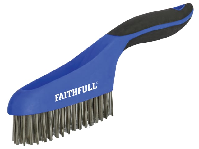 Faithfull Soft Grip Scratch Brush