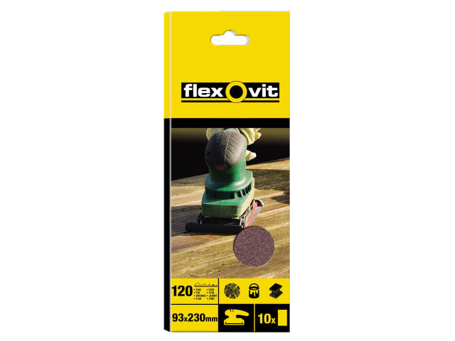 Flexovit 1/3 Plain Sanding Sheets