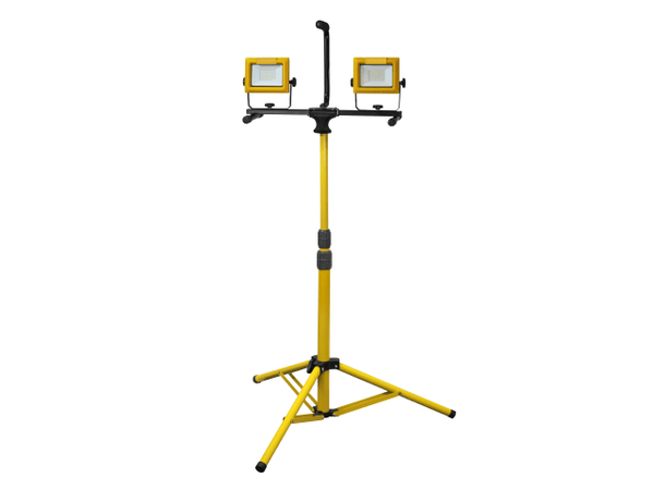 Faithfull Power Plus LED Twin Tripod Site Light