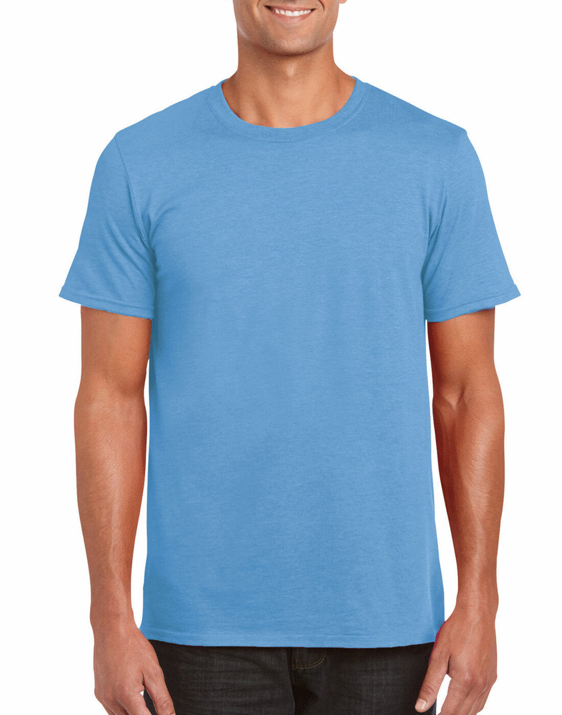 Gildan Adult Softstyle Ringspun T-Shirt - GD01 - Carolina Blue