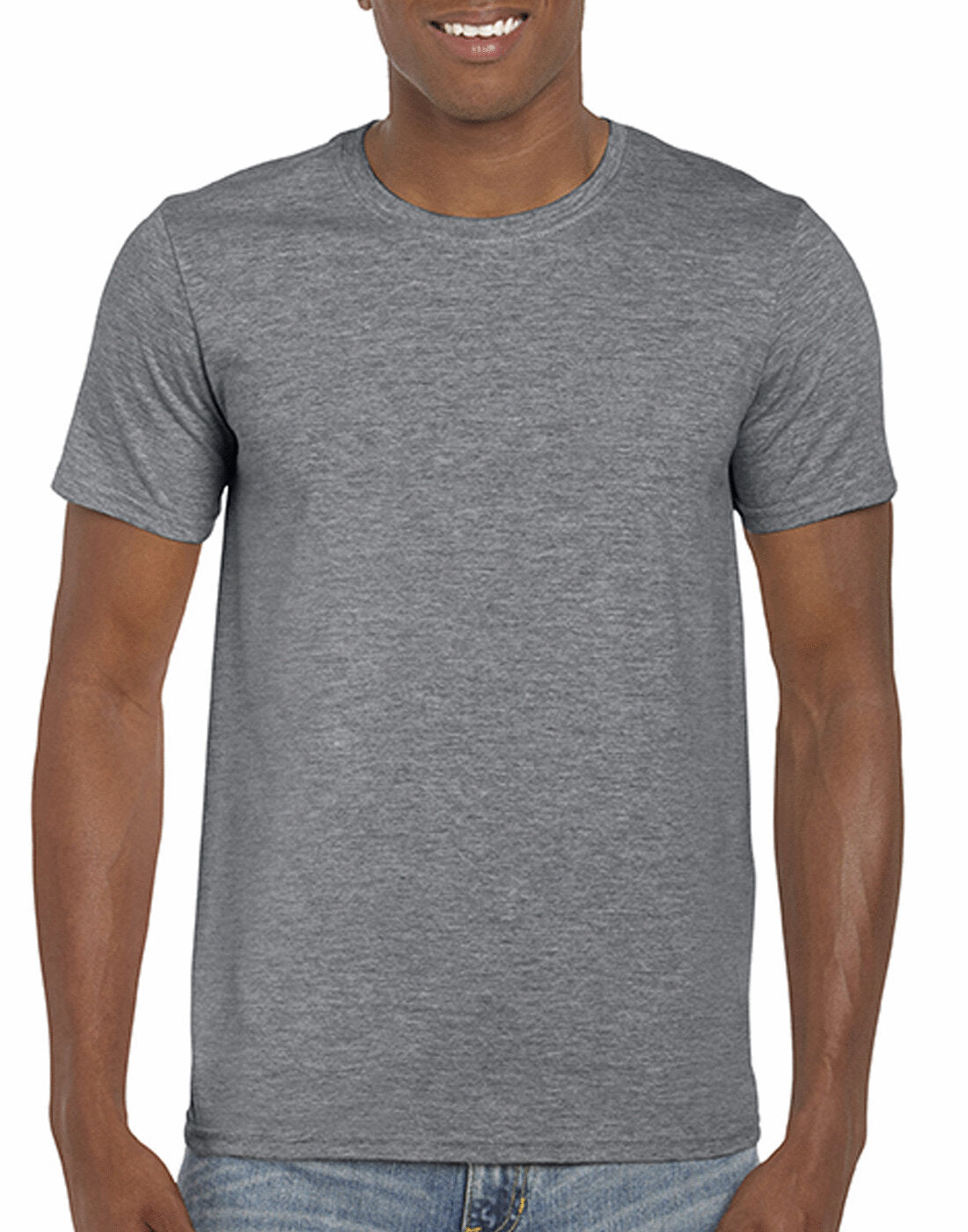 Gildan Adult Softstyle Ringspun T-Shirt - GD01 - Graphite Heather