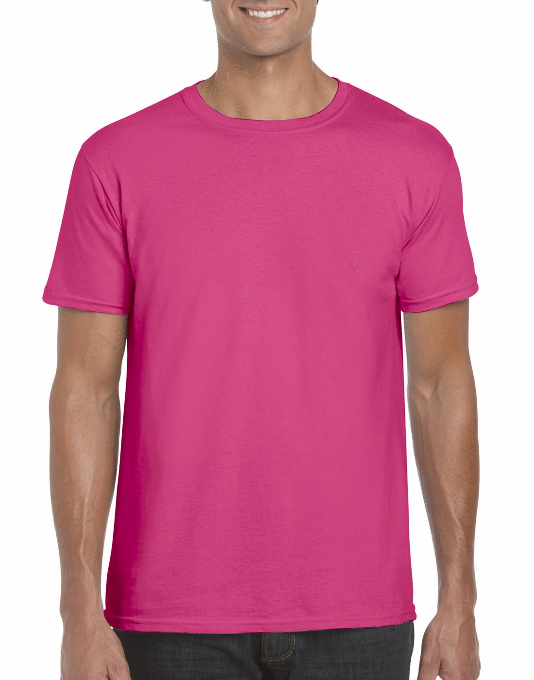 Gildan Adult Softstyle Ringspun T-Shirt - GD01 - Heliconia