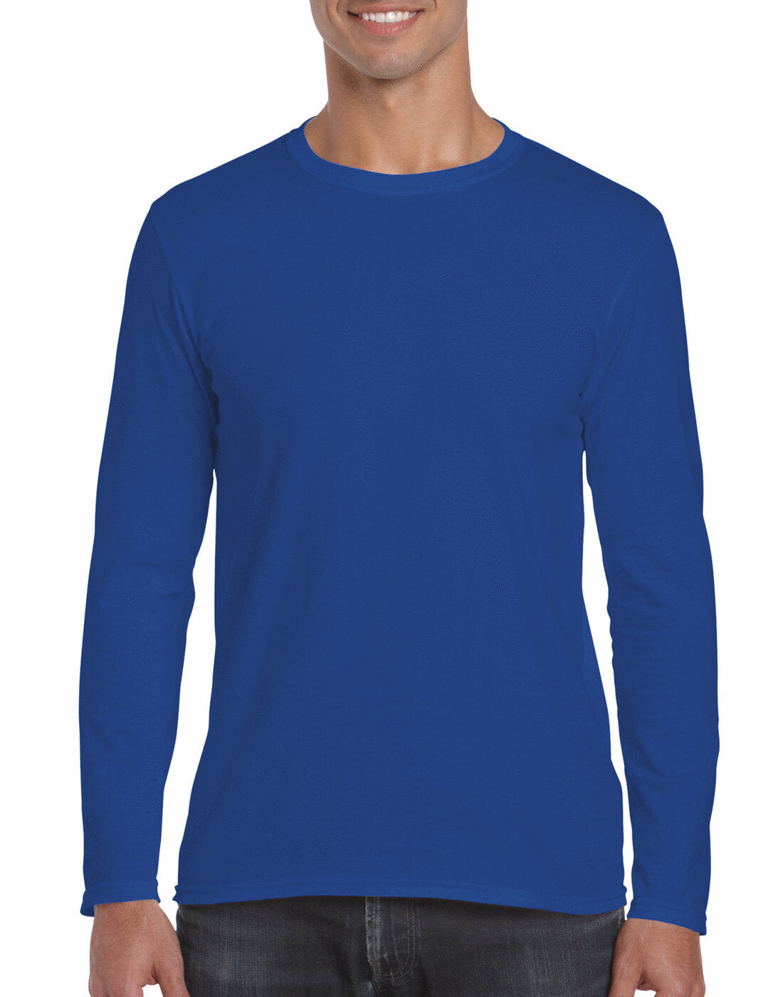 Gildan Soft Style Adult Long Sleeve T-Shirt - Royal