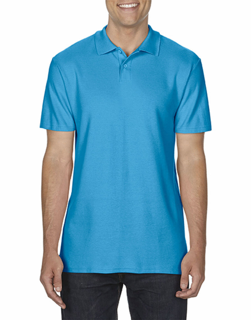 Gildan Softstyle Double Pique Polo - Sapphire