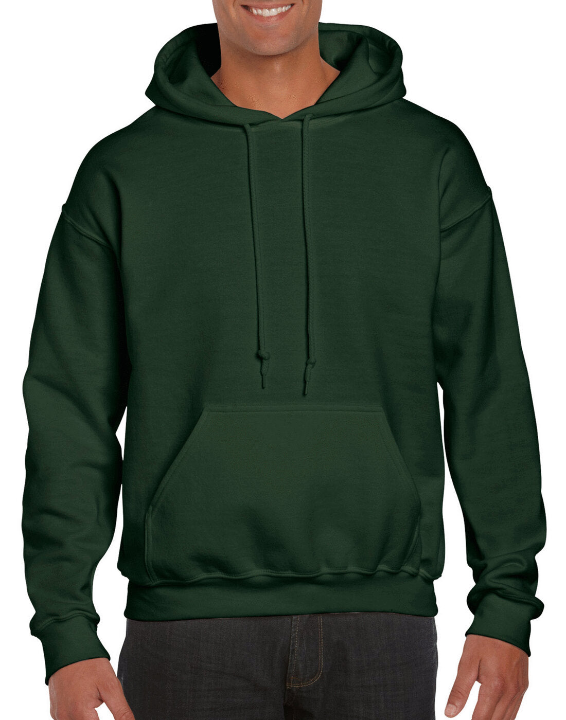 Gildan Dryblend Adult Hooded Sweatshirt - Forrest Green