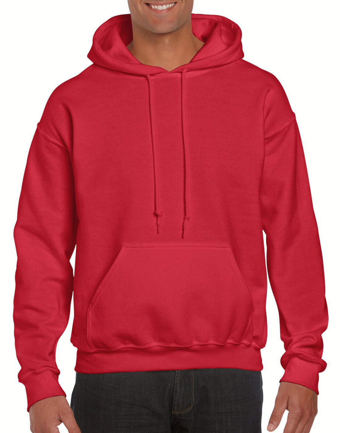 Gildan Dryblend Adult Hooded Sweatshirt - Red