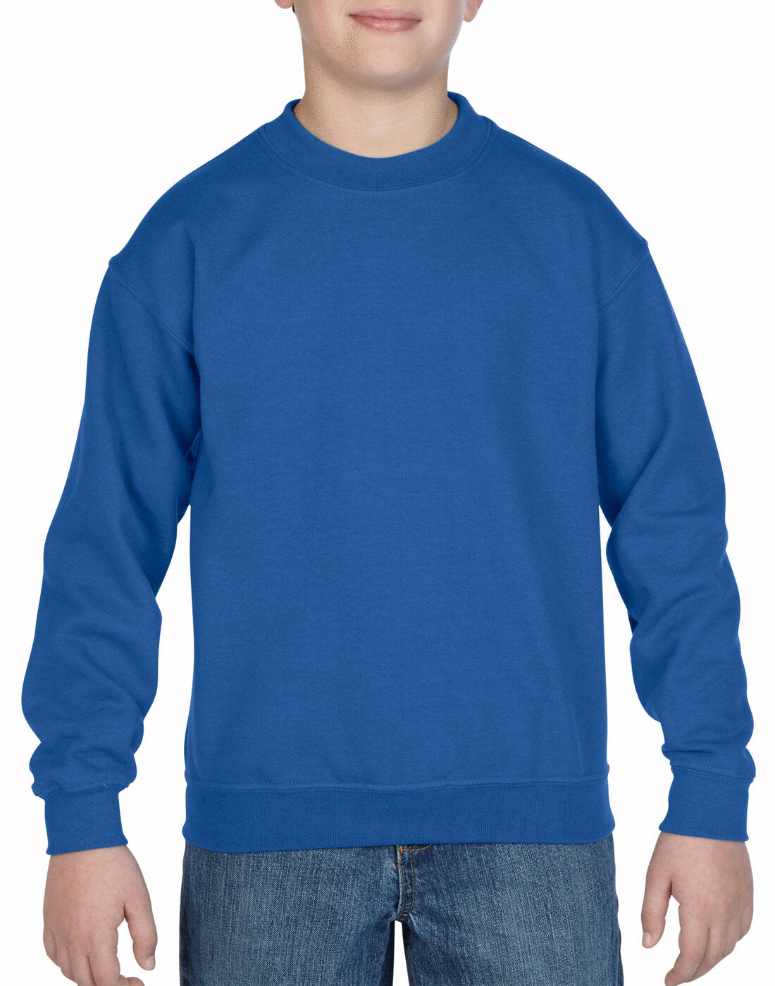 Gildan Kids Heavyblend Crew Neck Sweatshirt - Royal Blue