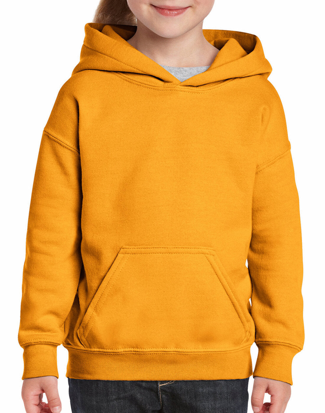 Gildan Kids Heavy Blend Hooded Sweatshirt - Gold