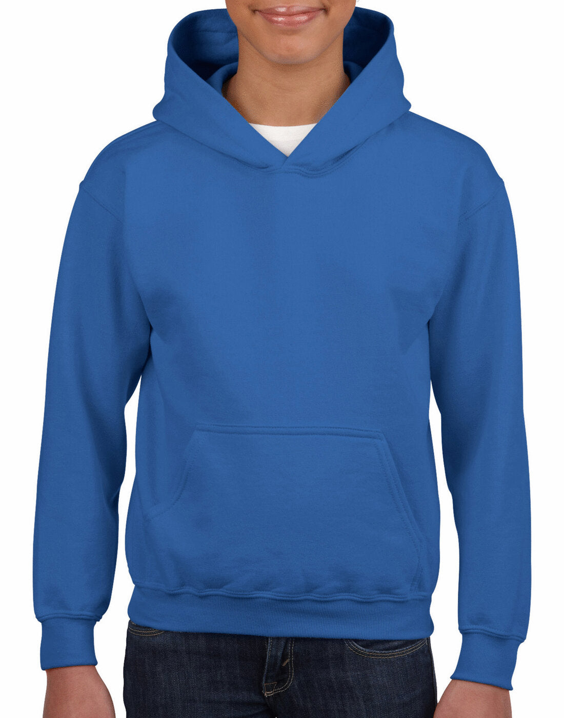 Gildan Kids Heavy Blend Hooded Sweatshirt - Royal Blue