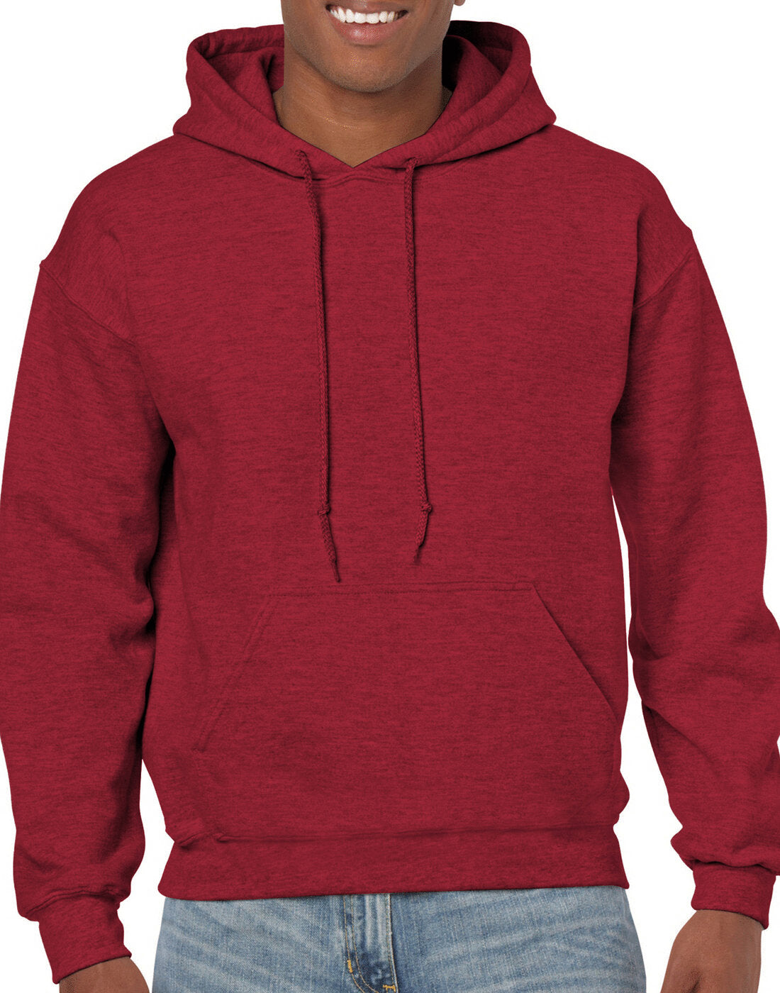 Gildan Heavy Blend Hooded Sweatshirt - Cherry Red