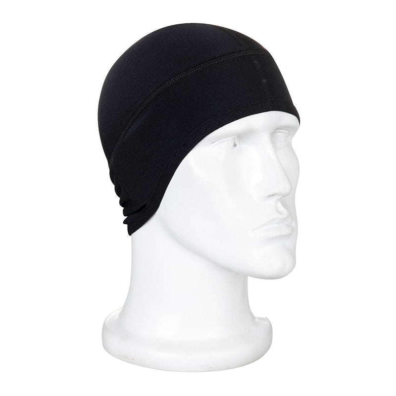 Portwest Helmet Liner Cap HA18 – black insulated under-helmet liner for cold protection