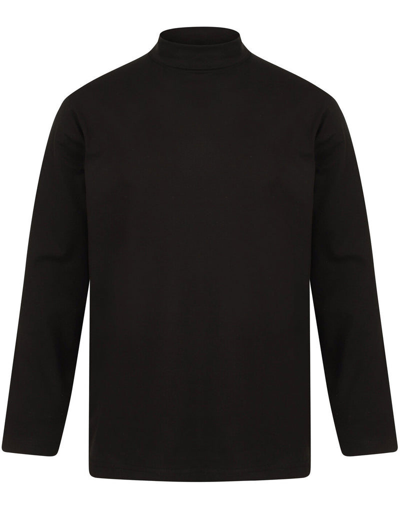 Henbury Roll Neck Long Sleeve Top