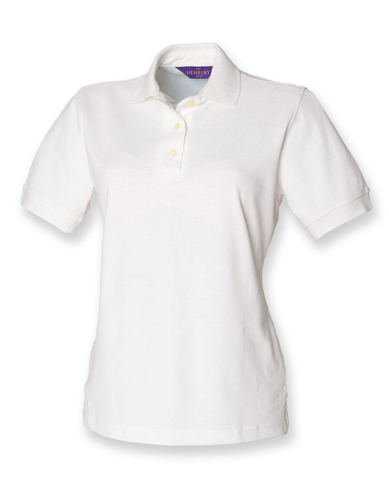Henbury Ladies Classic Cotton Pique Polo Shirt