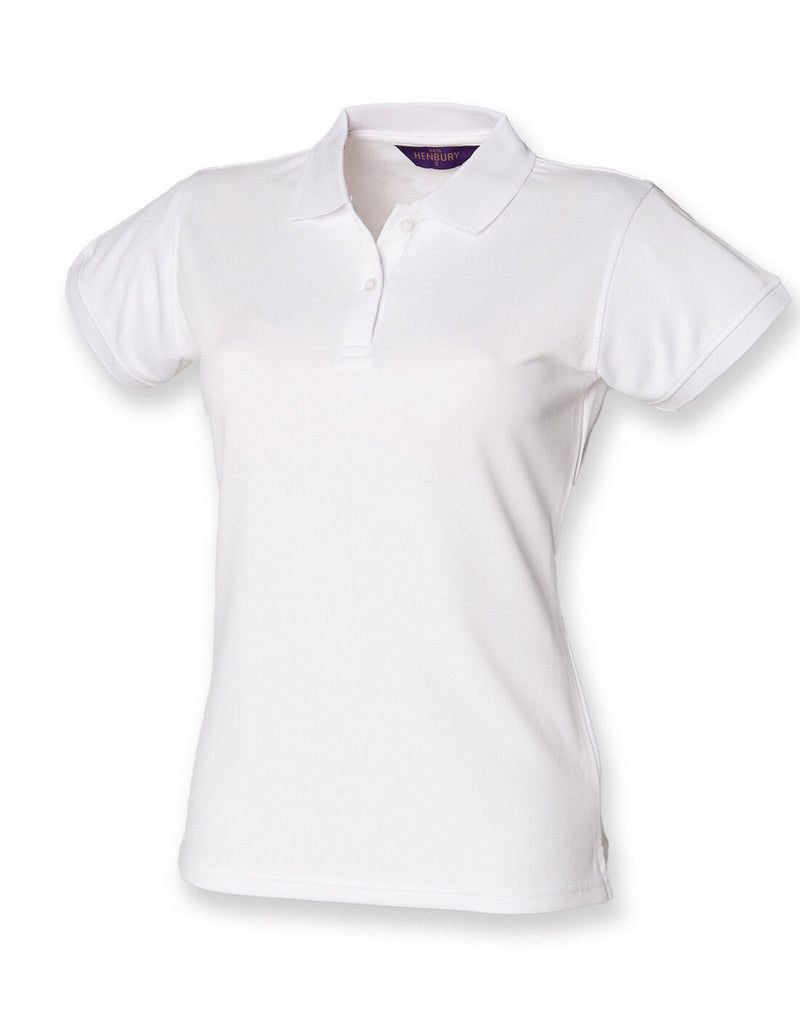 Henbury Ladies Coolplus Wicking Polo Shirt - H476