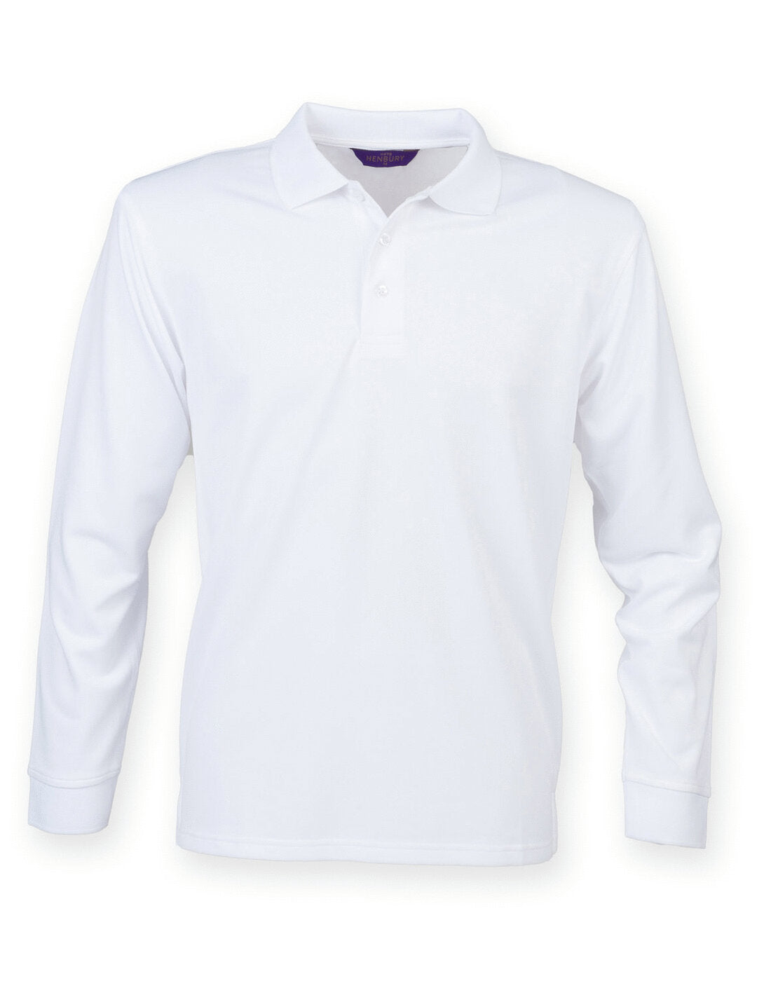 Henbury Coolplus Unisex Long Sleeve  Polo Shirt