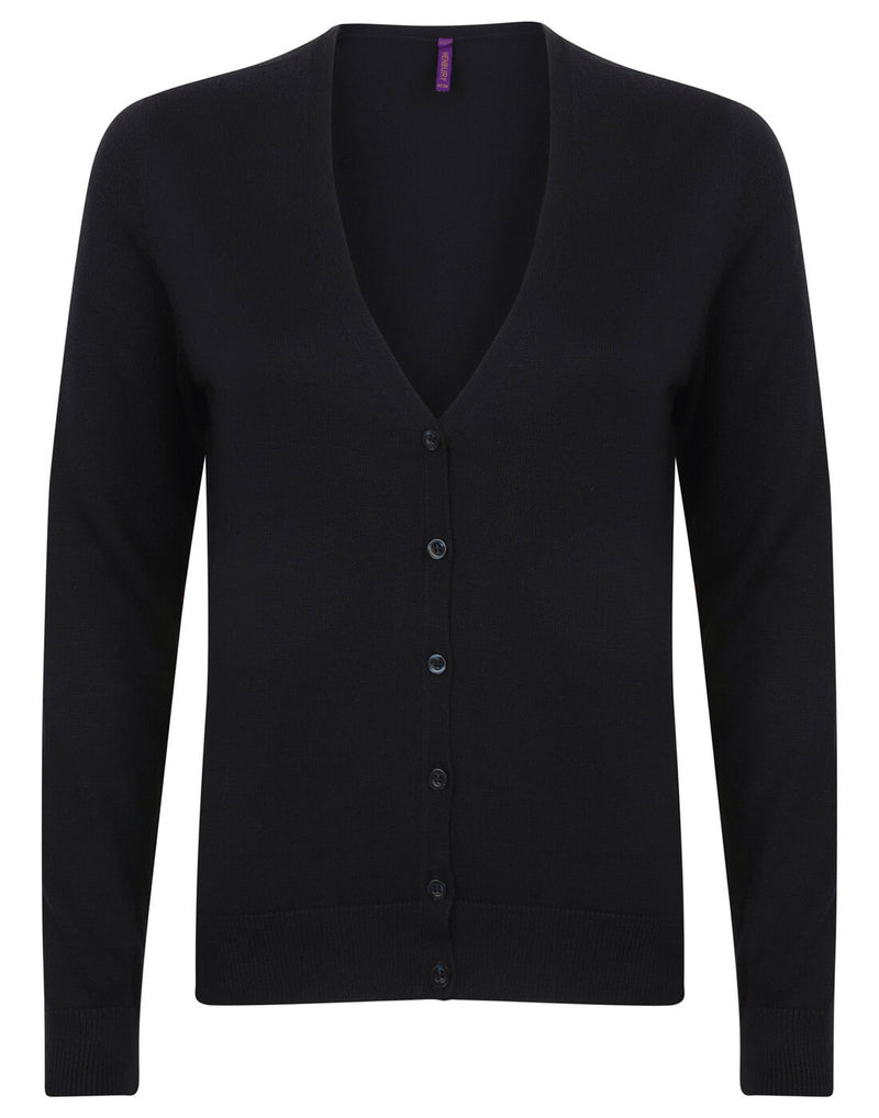 Henbury Ladies Lightweight V-Neck Cardigan