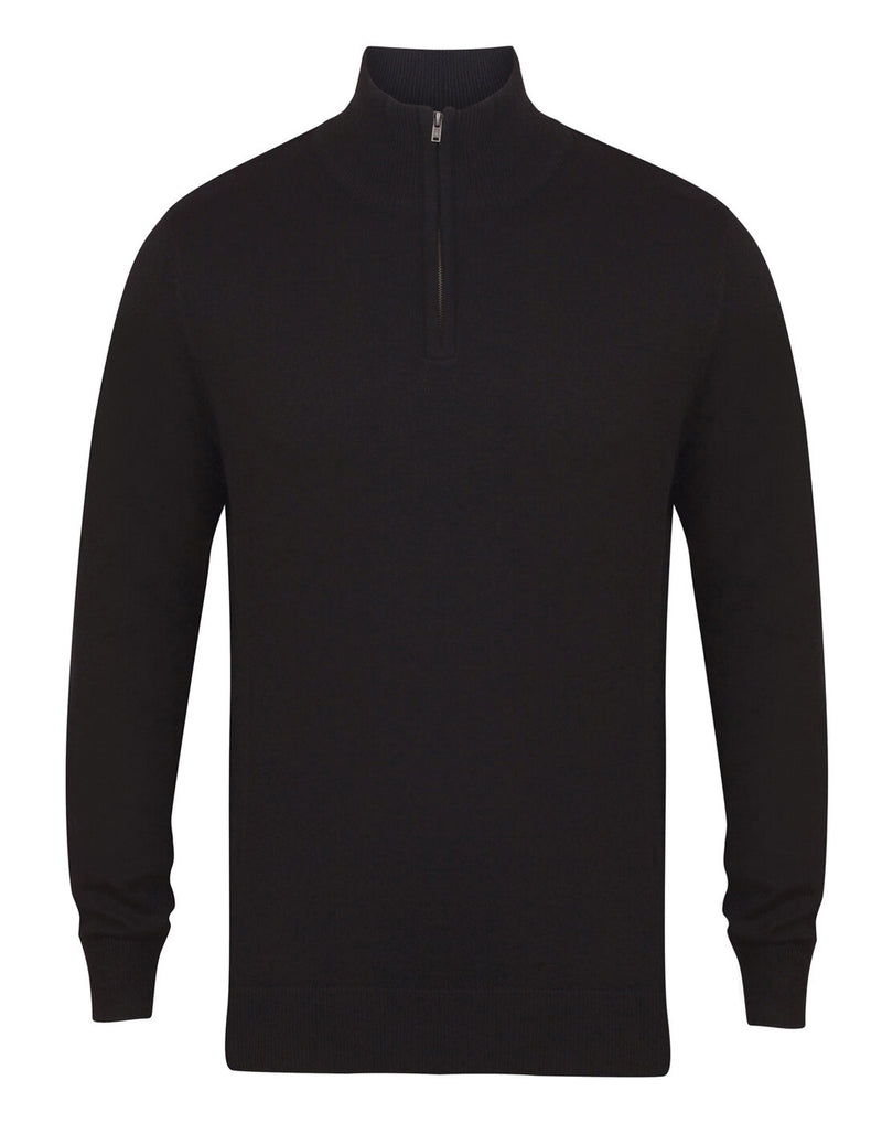 Henbury Quarter Zip Jumper