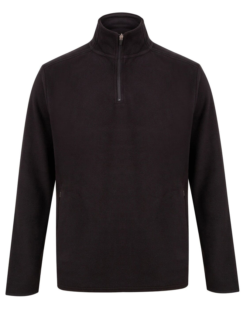 Henbury Mens 1/4 Zip Mircrofleece