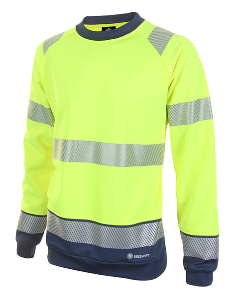Deltic Beeswift Hi-Vis Two-Tone Sweatshirt