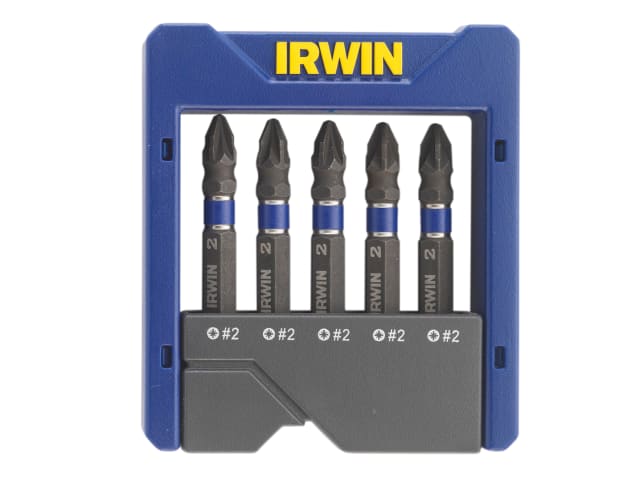 IRWIN® Pozidriv Impact Screwdriver Pocket Bit Set, 5 Piece