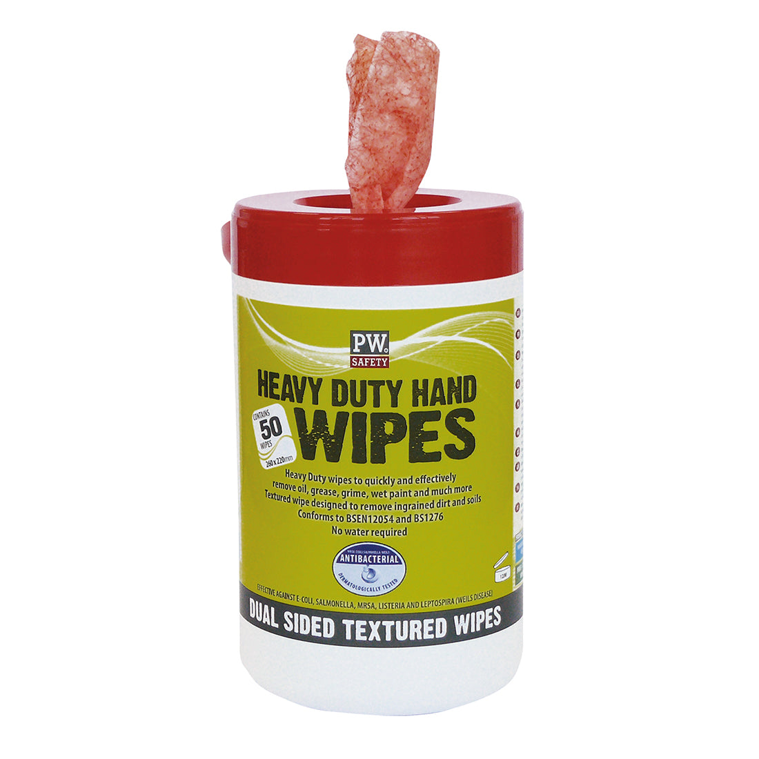 Portwest Heavy Duty Hand Wipes (50 Wipes)