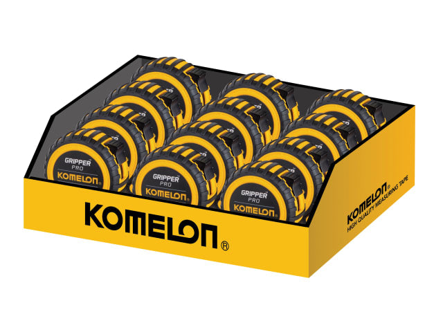 Komelon Gripper™ Tape 8m/26ft (Width 25mm) Display of 12