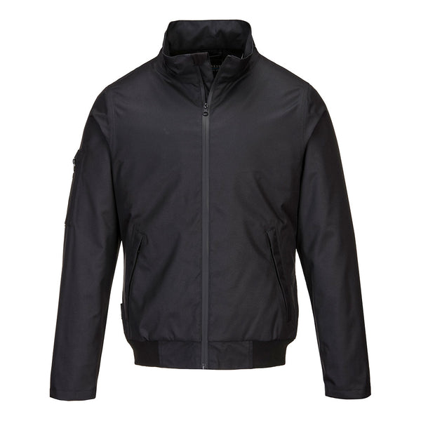 Portwest KX3 Bomber Jacket KX361 – black short insulated bomber jacket for workwear