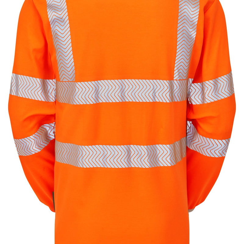 Pulsar Life Mens Long Sleeve Hi-Vis Polo Shirt - LFE903