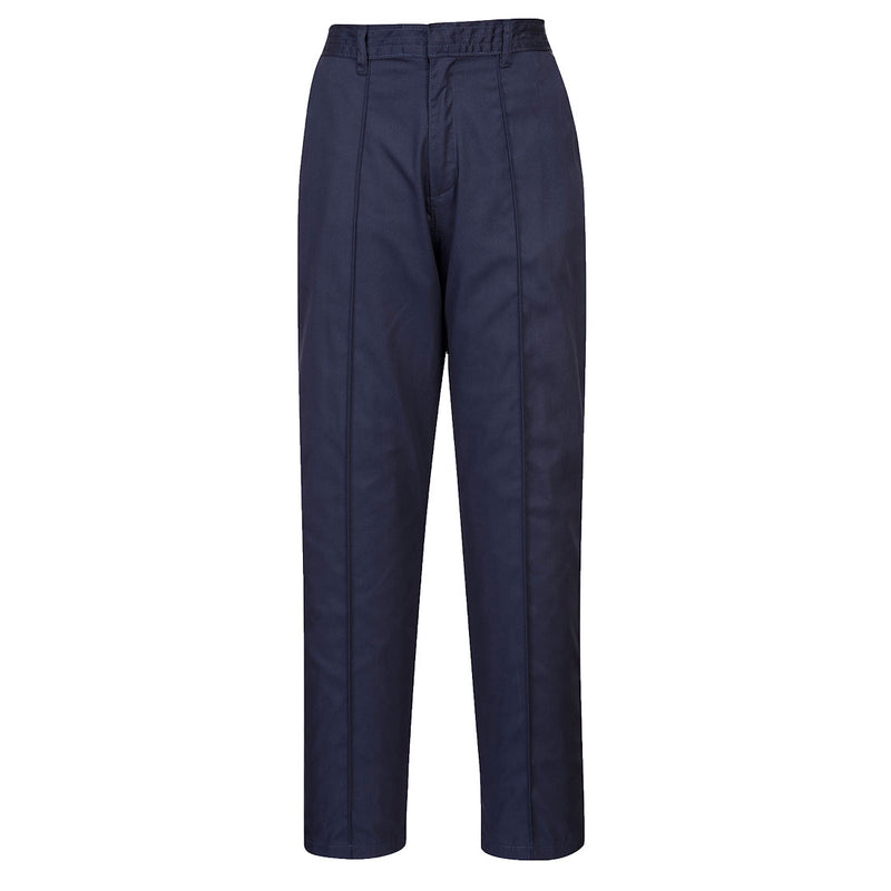 Tall fit navy Portwest Women's Elasticated Trouser